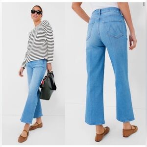 MOTHER The Rambler Zip Wide Leg Ankle Going Dutch Jeans Size 26